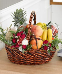 Giỏ hoa quả kính viếng lịch sự LoviiFruit - GTCCB4