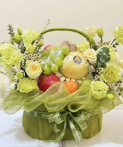 Giỏ Hoa Quả Chúc Mừng Khai Trương LoviiFruit - GTCKT6